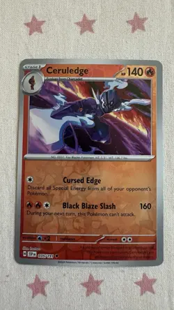 Ceruledge 035/191 Surging Sparks Reverse Holo Pokemon TCG Card - Image 1