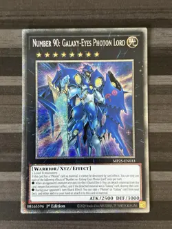 Yugioh | Number 90: Galaxy-Eyes Photon Lord | MP25 | Starlight Rare | 1st | NM - Image 1