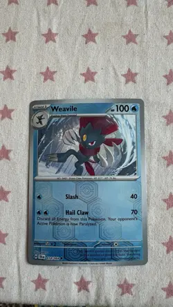 Weavile 014/064 Shrouded Fable Reverse Holo Pokemon TCG - Image 1