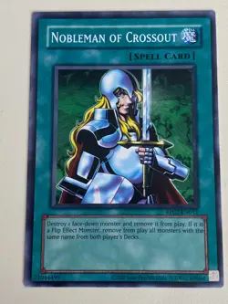 Yugioh Nobleman of Crossout - NM - Free Holographic Card - Image 1