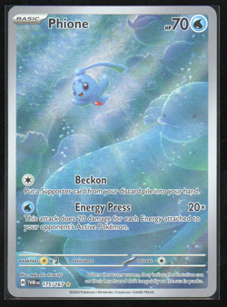 Pokemon TCG SV06: Twilight Masquerade: Phione (175/167) Sv06 IR NM - Image 1
