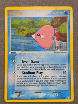 Luvdisc EX Crystal Guardians Reverse Holo Rare 7/100 Pokemon TCG STAMP - Image 1