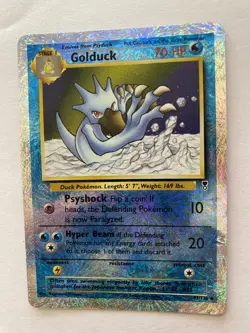Golduck NM ULTRA RARE Reverse Holo 43/110 Pokemon Card Legendary Collection - Image 2