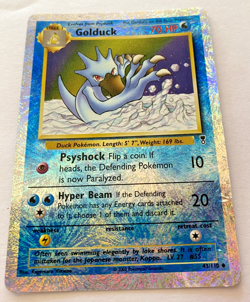 Golduck NM ULTRA RARE Reverse Holo 43/110 Pokemon Card Legendary Collection - Image 1