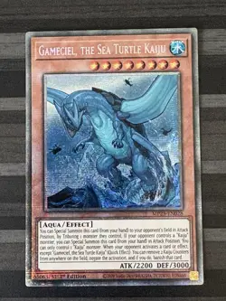 Yugioh | Gameciel, the Sea Turtle Kaiju | MP25 | Starlight Rare | 1st | NM - Image 1