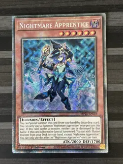 Yugioh | Nightmare Apprentice | MP25 | Starlight Rare | 1st Edition | NM - Image 1