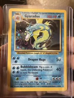 Vintage Pokemon Holo Card Lot Base Set Gyarados Hitmonchan Dragonite Pikachu - Image 2