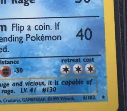 Vintage Pokemon Holo Card Lot Base Set Gyarados Hitmonchan Dragonite Pikachu - Image 3