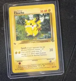 Vintage Pokemon Holo Card Lot Base Set Gyarados Hitmonchan Dragonite Pikachu - Image 5