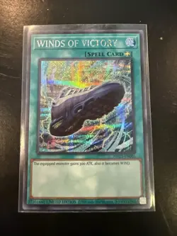Yugioh X Nike Air Max 95 Winds Of Victory Spell Promo Card Brand New - Image 1