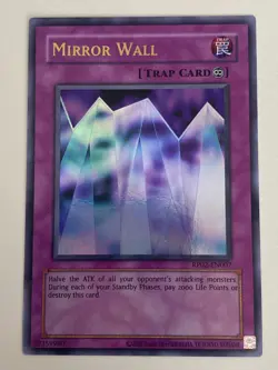 Yugioh Mirror Wall - Ultra Rare NM - Free Holographic Card - Image 1