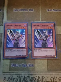 YUGIOH 2X INFERNITY KNIGHT PHSW-EN099 SUPER 1ST/UNLIMITED ED NM - Image 1