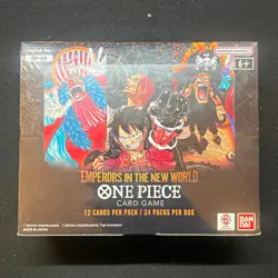 Bandai One Piece Card Game OP-09 Emperors in the New World English Booster Box - Image 1