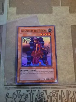 YUGIOH INVADER OF THE THRONE MRL-026 SUPER UNLIMITED ED NM 1996 - Image 3
