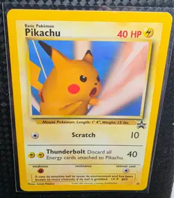 Pikachu Pokemon Snap NM/M Black Star Promo Card WOTC #26 - Image 3
