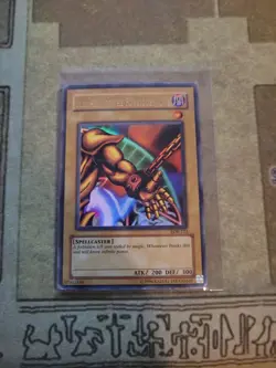 YUGIOH LEFT ARM OF THE FORBIDDEN ONE LOB-123 ULTRA UNLIMITED ED HP 1996 - Image 1
