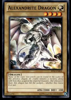 Alexandrite Dragon Battle Pack 2: War of the Giants BP02-EN004 MP YuGiOh TCG | B - Image 1