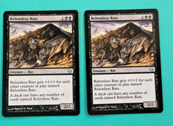 2x - Relentless Rats - Fifth Dawn - MTG - Magic the Gathering - Image 1