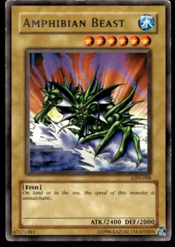 Amphibian Beast Labyrinth of Nightmare LON-008 MP YuGiOh TCG | Buy 10 Get 10 Fre - Image 1