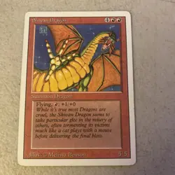 SHIVAN DRAGON • Revised • Near Mint • MTG • Magic The Gathering - Image 1