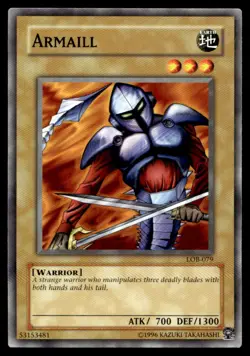 Armaill The Legend of Blue Eyes White Dragon LOB-079 MP YuGiOh TCG | Buy 10 Get - Image 1