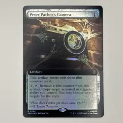 MTG Peter Parker's Camera (Extended Art) Marvel's Spider-Man Foil (0280) NM - Image 1