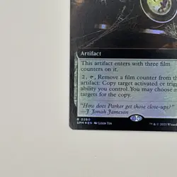 MTG Peter Parker's Camera (Extended Art) Marvel's Spider-Man Foil (0280) NM - Image 4