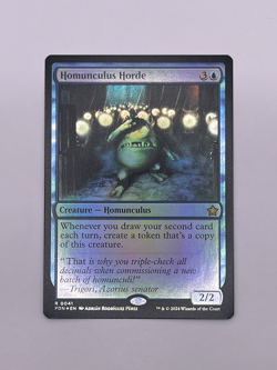 Homunculus Horde (041) Foil MTG Foundations FDN Near Mint (Regular Print) - Image 1