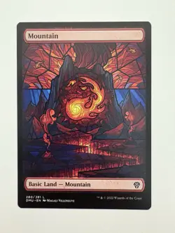 Mountain 280 Showcase MTG Magic the Gathering Card NM Near Mint DMU - Image 1