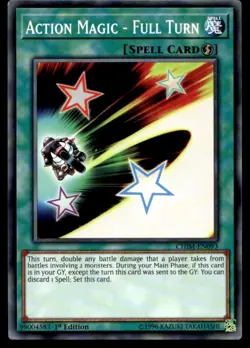 Action Magic - Full Turn Chaos Impact CHIM-EN093 MP YuGiOh TCG | Buy 10 Get 10 F - Image 1