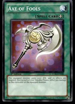 Axe of Fools Starstrike Blast STBL-EN058 MP YuGiOh TCG | Buy 10 Get 10 Free - Image 1