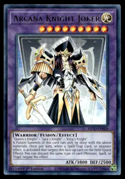 Arcana Knight Joker King's Court KICO-EN029 MP YuGiOh TCG | Buy 10 Get 10 Free - Image 1