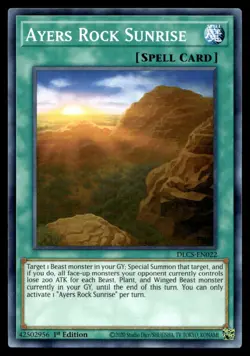 Ayers Rock Sunrise Dragons of Legend: The Complete Series DLCS-EN022 MP YuGiOh T - Image 1