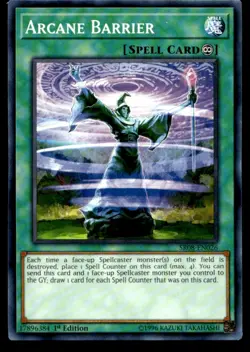 Arcane Barrier Structure Deck: Order of the Spellcasters SR08-EN026 MP YuGiOh TC - Image 1