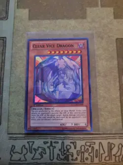 YUGIOH CLEAR VICE DRAGON LCGX-EN209 ULTRA 1ST ED VLP - Image 1