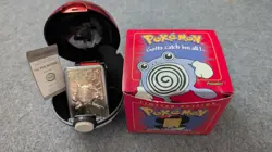 1999 Pokemon Burger King 23K Gold Plated Trading Card w/ Box Pokeball Set of 5 - Image 3