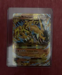 Pokemon TCG M Charizard EX Mega 220 HP Ultra Rare Holo XY Pokemon Card - Image 1