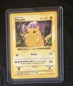 Vintage Pokemon Card Lot Blastoise Holo Poliwrath Holo 2 Pikachu Base Set WOTC - Image 3