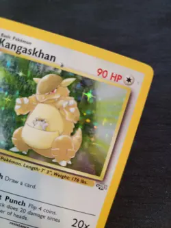 Holo Foil Kangaskhan # 5/64 Jungle Set TCG Game Pokemon Trading Cards MP - Image 2
