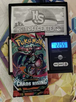 VERY HEAVY!🔥 22.55g Pokemon TCG Cards Chaos Rising Booster Pack Factory Sealed✅ - Image 1