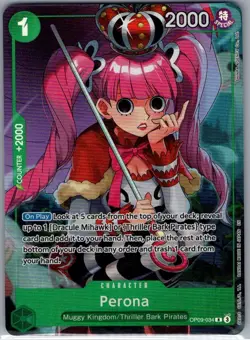 Perona (Illustration Box Vol.4) OP09-034 English - One Piece Card - NM - Image 1