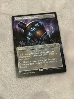 Sensei's Divining Top (Borderless) Double Masters 2022 Regular, Mtg PlayCard,mtg - Image 1