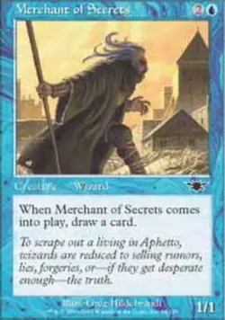 Merchant of Secrets - Foil ~ Moderately Played Legions MTG Magic UltimateMTG Blu - Image 1