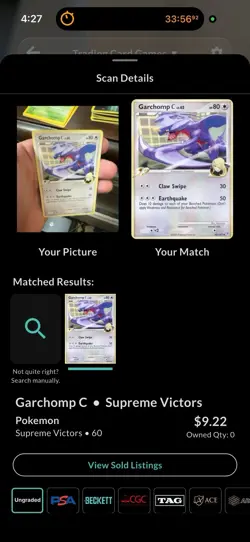The Pokemon Company Garchomp C 60/147 Supreme Victors Uncommon Regular 80 HP - Image 3