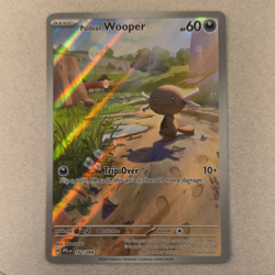 Pokemon Paldean Wooper 102/094 Prismatic Evolutions Holo Basic Common EN - Image 1