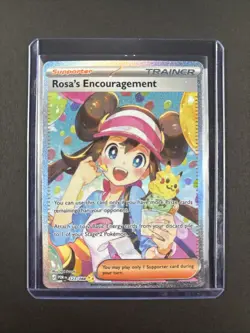 Pokemon TCG Trainer Rosa's Encouragement Perfect Order 123/88 SIR NM - Image 1