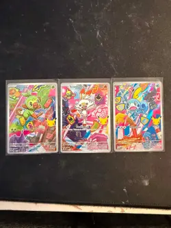 Pokemon TCG: First Partner Illustration Collection Series 2 Galar Gen 8 set of 3 - Image 1