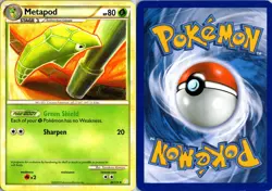 Metapod 46/123 Uncommon HeartGold & SoulSilver Pokemon Near Mint - Image 3