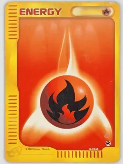Fire Energy 161/165 Pokemon - Expedition Base Set HP - Image 1