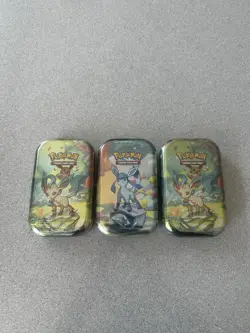 Pokemon TCG - Prismatic Evolutions Mini Tins X3 - New and Sealed - Image 1